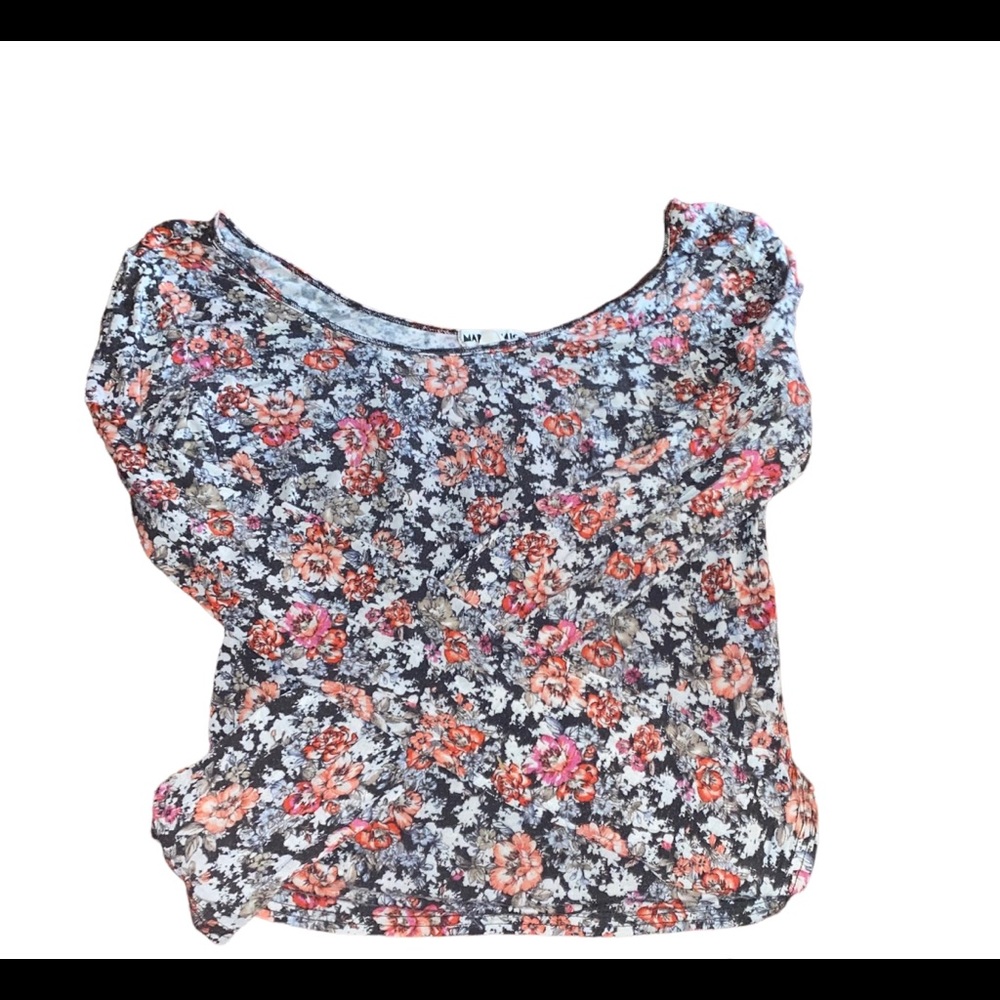 Map to Mars Floral Crop Top